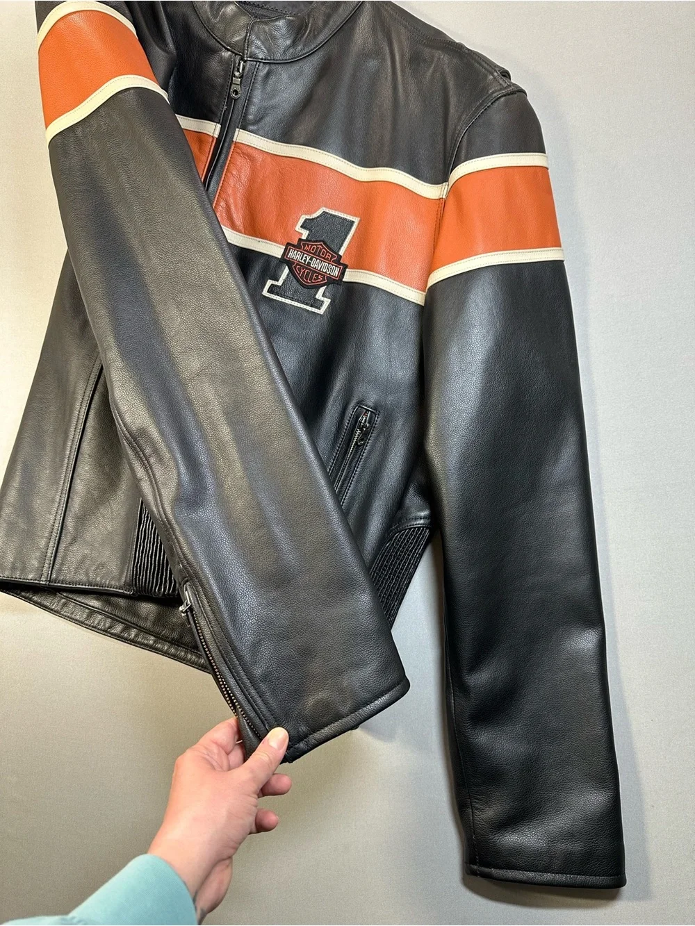 Harley-Davidson Victory Lane Leather Jacket, EUC, VTG? - Mens 3X